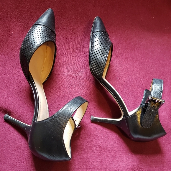 perforated leather D'Orsay heels, 14th & Union - Picture 4 of 13